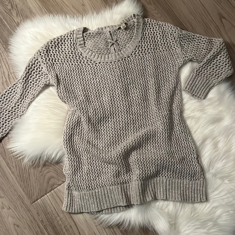 NWOT Lucky Brand Mesh Sweater
